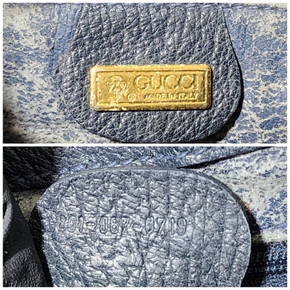 Authentic GUCCI Vintage GG Supreme Canvas Shoulder/Crossbody Bag Beige/Black - Picture 13 of 13